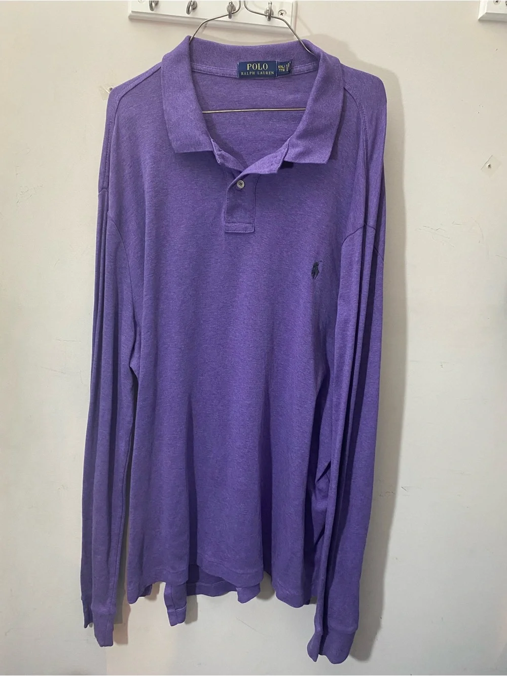 Ralph Lauren Long Sleeve Polo Shirt - Purple